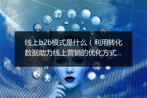 线上b2b模式是什么(利用转化数据助力线上营销的优化方式)