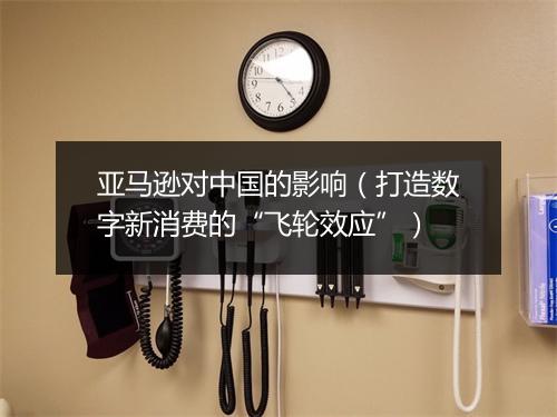 亚马逊对中国的影响(打造数字新消费的“飞轮效应”)