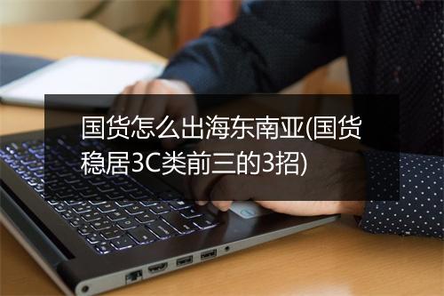 国货怎么出海东南亚(国货稳居3C类前三的3招)