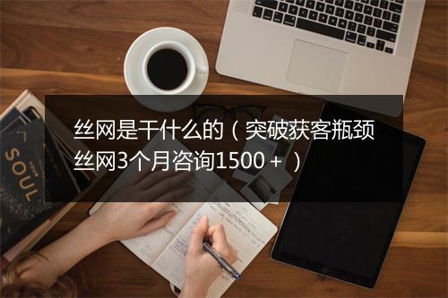 丝网是干什么的(突破获客瓶颈丝网3个月咨询1500+)