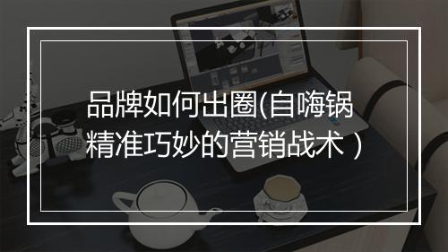 品牌如何出圈(自嗨锅精准巧妙的营销战术)