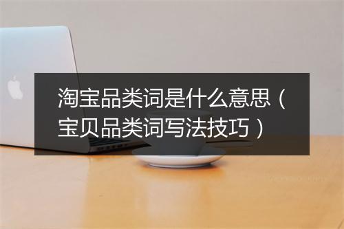 淘宝品类词是什么意思(宝贝品类词写法技巧)