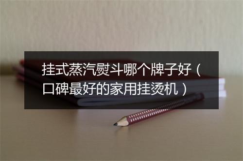 挂式蒸汽熨斗哪个牌子好(口碑最好的家用挂烫机)