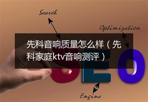 先科音响质量怎么样(先科家庭ktv音响测评)