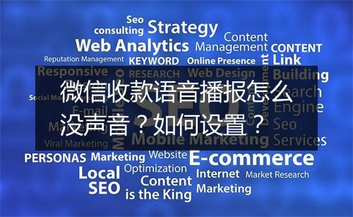微信收款语音播报怎么没声音?如何设置?