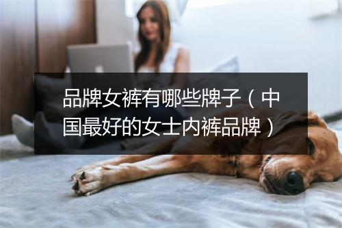 品牌女裤有哪些牌子(中国最好的女士内裤品牌)