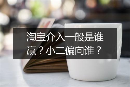 淘宝介入一般是谁赢?小二偏向谁?