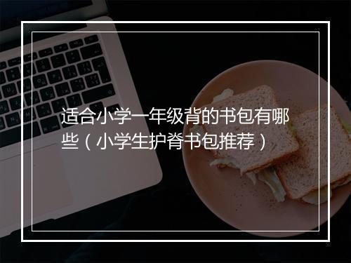 适合小学一年级背的书包有哪些(小学生护脊书包推荐)