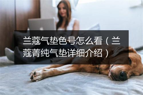 兰蔻气垫色号怎么看(兰蔻菁纯气垫详细介绍)