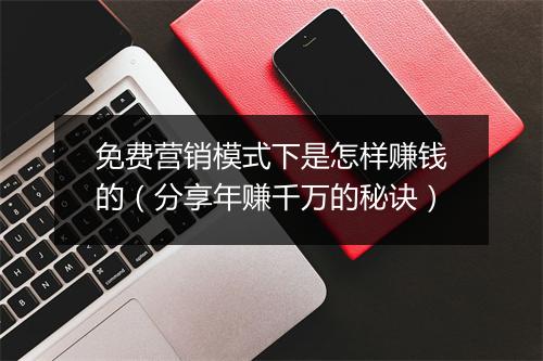 免费营销模式下是怎样赚钱的(分享年赚千万的秘诀)