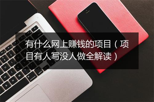 有什么网上赚钱的项目(项目有人写没人做全解读)