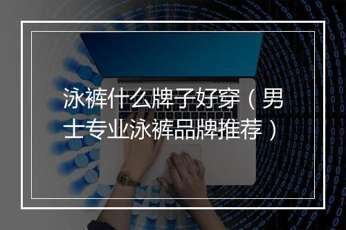 泳裤什么牌子好穿(男士专业泳裤品牌推荐)