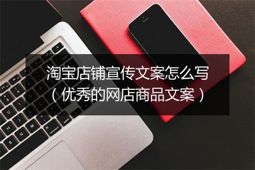 淘宝店铺宣传文案怎么写(优秀的网店商品文案)