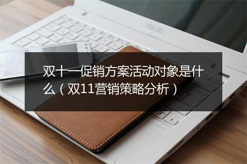 双十一促销方案活动对象是什么(双11营销策略分析)