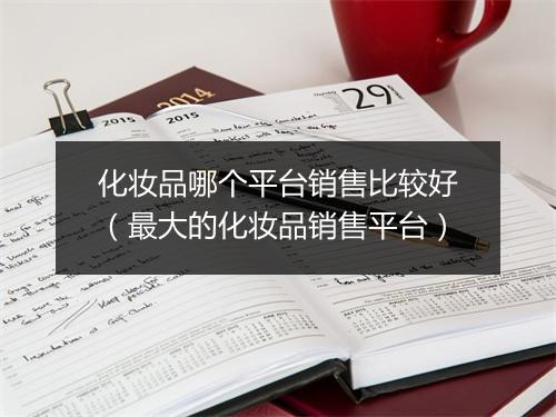化妆品哪个平台销售比较好(最大的化妆品销售平台)