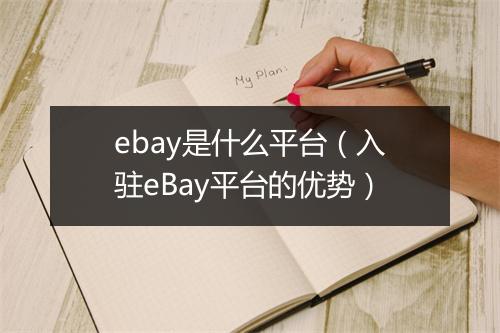 ebay是什么平台(入驻eBay平台的优势)
