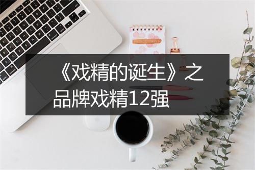 《戏精的诞生》之品牌戏精12强