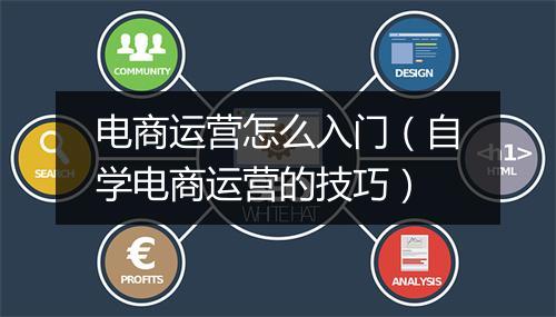电商运营怎么入门(自学电商运营的技巧)