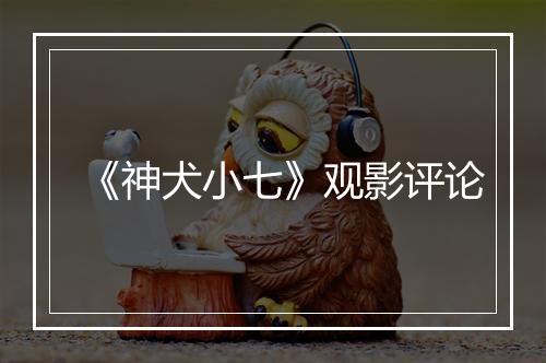 《神犬小七》观影评论