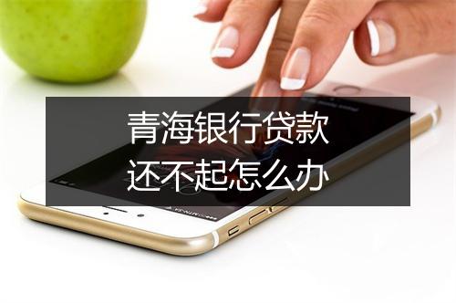 青海银行贷款还不起怎么办