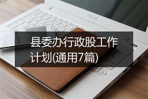 县委办行政股工作计划(通用7篇)