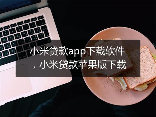 小米贷款app下载软件,小米贷款苹果版下载
