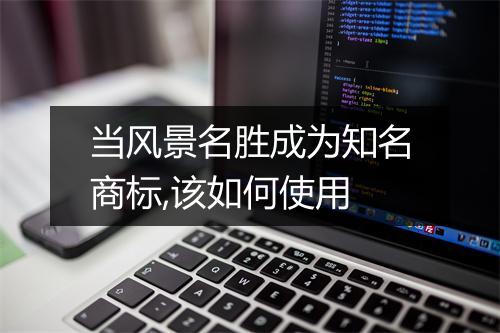 当风景名胜成为知名商标,该如何使用