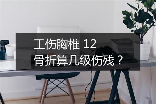 工伤胸椎 12 骨折算几级伤残?
