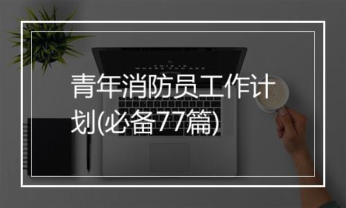 青年消防员工作计划(必备77篇)
