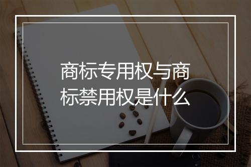 商标专用权与商标禁用权是什么
