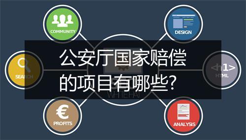 公安厅国家赔偿的项目有哪些?