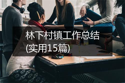 林下村镇工作总结(实用15篇)
