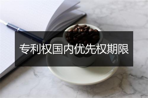 专利权国内优先权期限