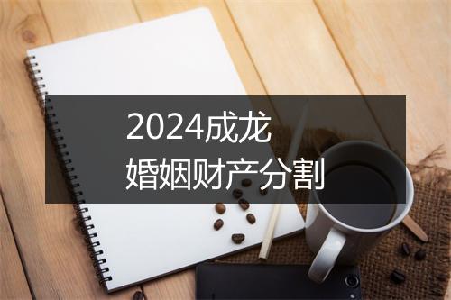 2024成龙婚姻财产分割