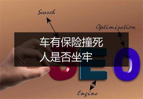 车有保险撞死人是否坐牢