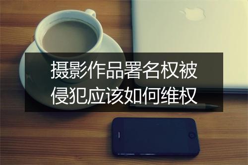 摄影作品署名权被侵犯应该如何维权