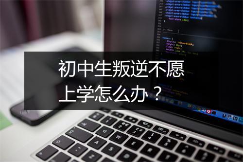 初中生叛逆不愿上学怎么办?