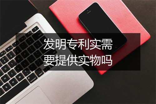 发明专利实需要提供实物吗