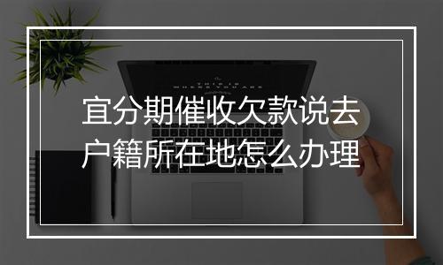 宜分期催收欠款说去户籍所在地怎么办理