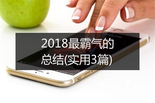 2018最霸气的总结(实用3篇)