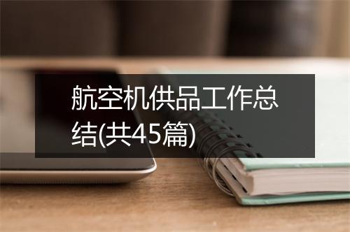 航空机供品工作总结(共45篇)