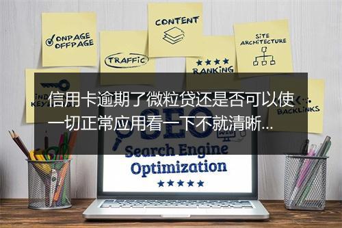 信用卡逾期了微粒贷还是否可以使一切正常应用看一下不就清晰了