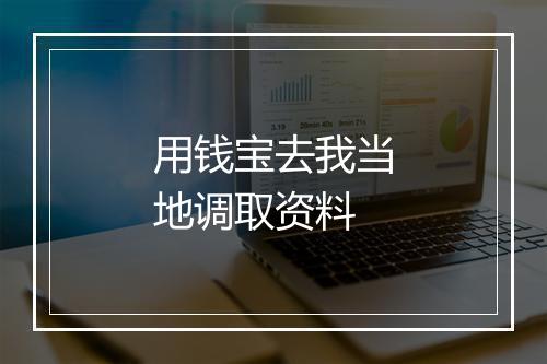 用钱宝去我当地调取资料