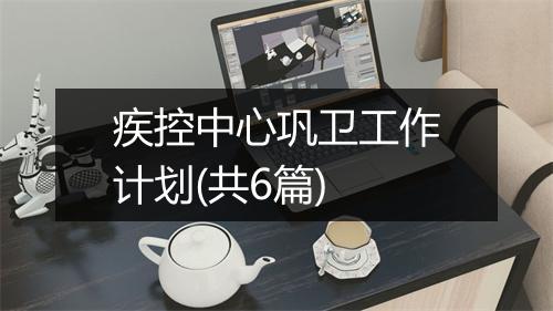 疾控中心巩卫工作计划(共6篇)