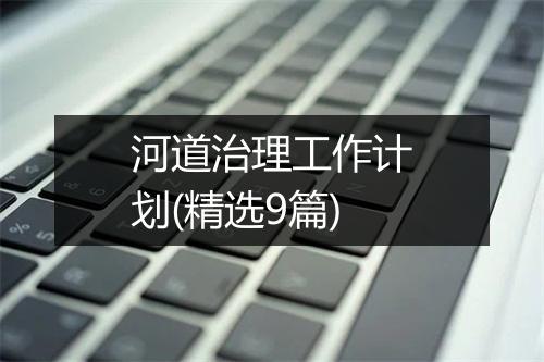 河道治理工作计划(精选9篇)