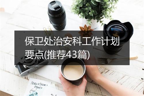 保卫处治安科工作计划要点(推荐43篇)