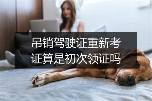 吊销驾驶证重新考证算是初次领证吗