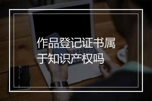 作品登记证书属于知识产权吗