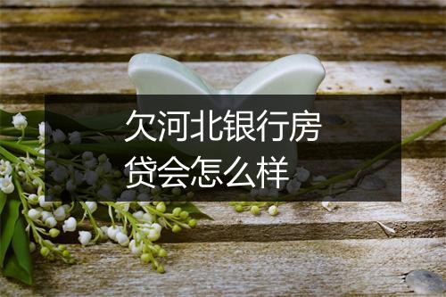欠河北银行房贷会怎么样