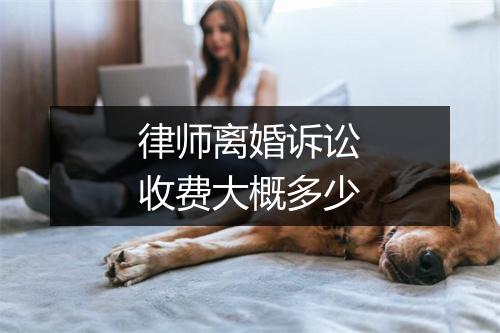 律师离婚诉讼收费大概多少